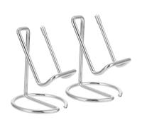 Gatuida 2 pièces Support Téléphone Métallique Porte- de Visite Bureau Support Téléphone Bureau Design Simple et Robuste