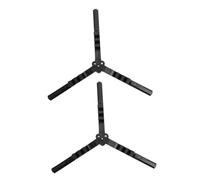 Gatuida 2 pièces Support Trépied Pliable pour Réchaud à Gaz Camping Stabilisateur de Cartouche Gaz Portable Stand et pour Randonnée et Activités Extérieures Noir
