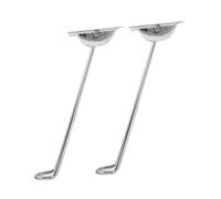 Gatuida 2 pièces Table Pliables Fer Argenté Épingles pour Meuble DIY pour Table Basse et Bureau Ordinateur