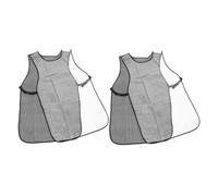 Gatuida 2 pièces Tablier de Coiffure Imperméable Tpu Protection les Taches Huile pour Coiffeurs Hommes et Femmes Facile à Nettoyer Tablier Professionnel pour Salon de Coiffure