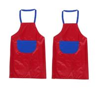Gatuida 2 pièces Tabliers de Peinture Imperméables pour Garçon Fille Lot de Tablier Art PVC Résistant Protection pour Cuisine Peinture et Loisirs Créatifs Unisexe Facile à Nettoyer