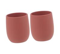 Gatuida 2 pièces Tasse Apprentissage Garçon Fille Silicone Antidérapante et Résistante à Usure Gobelet Entraînement pour Garçon Fille et Tout-petit pour Eau Jus et Lait Set
