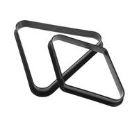 Gatuida 2 pièces Triangle Billard Plastique pour Billes Standard Cadre et Facile à Retirer pour Jeu à ou Pub