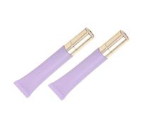 Gatuida 2 pièces Tube de Crème pour Yeux Rechargeable avec Applicateur Massage Alliage de Zinc Tube Vide Hydratant pour Contour des Yeux Design Compact et Anti-fuite pour Huiles