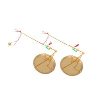 Gatuida 2 Pièces Vintage Chinese Medicine Weighing Scale Portable Handheld Precision Gram Scale For Kitchen Cooking Herbs Jewelry