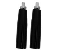 Gatuida 2 poignées filetées pour machines-outils - Bouton rotatif M10 x 100 mm - Poignée à volant avec écrou de fixation - Poignée de manivelle en métal pour fraiseuse, tour et atelier