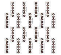 Gatuida 20 Cartes Indicatrices d'Humidité à 6 Points Smd en Papier Changement de Couleur Bleu à Rose Réutilisables et Polyvalentes Outil Compact pour Tests d'Humidité Domestiques et