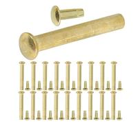 Gatuida 20 ensembles Kit Rivets et Écrous pour Assemblage Ventilateur Fixation Métal Doré Réparation et Remplacement Composants pour Éventail Pliant Mains Dansantes