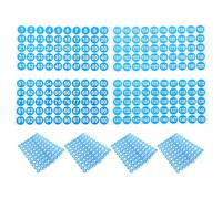 Gatuida 20 feuilles d'autocollants numérotés de 1 à 200, étiquettes | Étiquettes circulaires séquentielles étanches de comptage 1-200 pour le tri et l'organisation des stocks, bleues