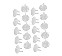 Gatuida 20 pièces Couvercles de Prises Sécurisés pour Garçon Fille Protection Électrique Amovible Plug Covers Choc pour Sécuriser Foyer
