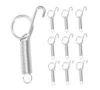 Gatuida 20 pièces Crochet à Ressort pour Porte de Cage Loquet Métallique pour Cages Petits Animaux Fixation Sécurisée Pigeon Chien et Accessoires Installation Rapide et Facile