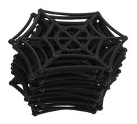 Gatuida 20 Pièces Décoration Halloween Toile Araignée Jouets Araignées Plastique Réalistes Accessoires Suspendus pour Fête pour Ambiance Effrayante pour Jeux Halloween et Décoration