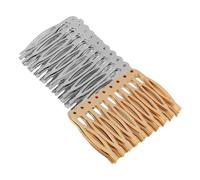Gatuida 20 Pièces Épingle à Cheveux Forme de Fourchette Peignes Latéraux Métal Peigne à Voile Décoratif Accessoire de Tête pour Mariée Métal Pince à Cheveux pour Voile de Mariage