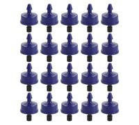 Gatuida 20 Pièces Goutteur à Compensation de Pression 4l/h, Goutteur D’Irrigation en Plastique Bleu, Anti-Goutte et Autonettoyant, pour Pots de Balcon et Serrage, Vergers et Pépinières