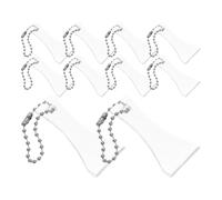 Gatuida 20 Pièces Grattoir Porte-clés en Plastique et Fer | Format Compact Anneau, pour Tickets à Gratter et Codes Coupon, Usage Bureau