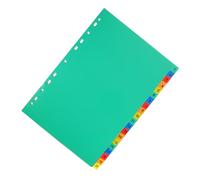 Gatuida 20 pièces Intercalaires pour Classeur Détachables avec Onglets Écrits pour Organisation de Documents et