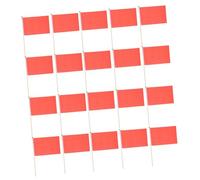 Gatuida 20 Pièces Mini Handheld Flags Small Plain Color Flags Sticks For Sports Events Rallies And Parties