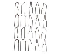 Gatuida 20 Pièces Pyrography Wire Tips Set High Temperature Resistant Woodburning Pen Nibs For Detailed Drawing Wood Leather Paper Versatile DIY Art Tool