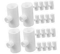 Gatuida 20 pièces Raccords pour Abreuvoir Automatique Poulets Connecteurs Plastiques Durables pour Système Abreuvement Volaille Compatibles Poulets Canards et Petits Animaux Coûts