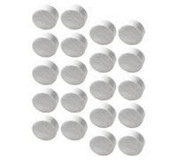 Gatuida 20 Pièces Serviettes Compressées Visage Jetables, Lingettes de Camping en Non-tissé, Blanches, Portables, Forte Absorption, pour Voyage et Camping