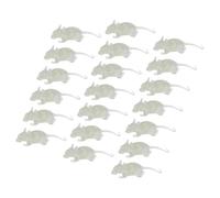 Gatuida 20 pièces Souris Factices Lumineuses Décoratives Halloween Accessoires Farces et Attrape Modèle Réaliste pour Fête et Spectacle