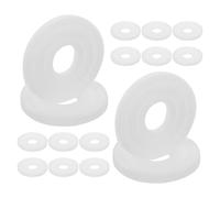 Gatuida 20 Pièces Tampons Diffuseurs Ronds pour Voiture en Plastique Blanc, Recharge Facile, Compatible Diffuseurs D'huiles Essentielles, pour Voiture et Bureau