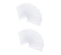 Gatuida 20 Pièces Transparent à Logo Titulaire pour Pochette pour Carte de Visite étiquette Autocollantes Caisse Rangement Automobile étiqueter Titulaire d'un permis de stationnement