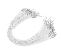 Gatuida 200 bandes élastiques : corde flexible avec embouts métalliques - cordon élastique polyvalent pour chapeaux et masques - bande élastique extensible pour projets de bricolage - 35 cm