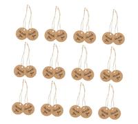 Gatuida 200 ensembles Lot de Étiquettes Rondes Papier Kraft avec Inscription Thank You et Pré-percé pour Décoration DIY Mariage Numéros de Table et Étiquetage Créatif