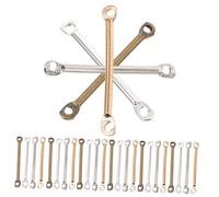 Gatuida 200 pièces Connecteurs Barre Bijoux Métal Accessoires DIY pour Boucles Oreilles Bracelets et Colliers Liens Solides et Durables pour Création Artisanale