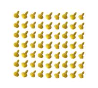 Gatuida 200 Pièces D’étamines de Tournesol Artificielles en Plastique Jaune pour Compositions de Fleurs et Albums Photo Décoratifs
