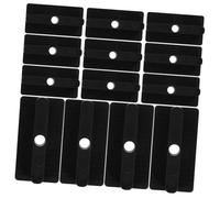 Gatuida 200 pièces Fixations Invisibles pour Lame Terrasse Composite Clips de Fixation Sans Outils pour Plancher Extérieur Compatible pour Aménagement Jardin et Parc