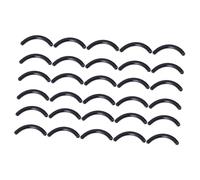 Gatuida 200 pièces Pads de Recharge Recourbe Cils Silicone Noir Élastique pour Rehaussement Cils et Maquillage Yeux