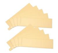 Gatuida 200 pièces Plateau Gâteau Carton Rectangulaire Mini Base Stable pour Gâteaux Mousse et Cupcakes Assiette Carton Légère pour Présentation Dessert