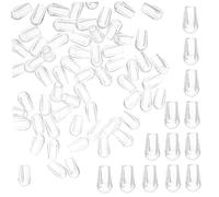 Gatuida 200pièces Bouchons Compacts Pour Lave-vaisselle Embouts Ronds Transparents Remplaçables Pour Protection Des Têtes De Vis Clous