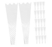 Gatuida 200pièces Pochette Pour Bouquet Sachet Transparent Pour De Fleurs Doubles Pour Insertion Facile Compatible Avec Roses Tulipes Et Plus Pour Événements