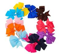 Gatuida 20pièces Lot de Barrettes Cheveux à Nœud pour Bébés et Petites Filles Pince à Cheveux sans Danger Design Mignon