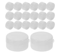 Gatuida 20pièces Lot de Inserts pour Hochets pour Bébés Billes Plates Plastique pour Jouets à Secouer de Rechange pour Hochets de Jouets