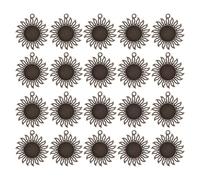 Gatuida 20pièces Sertissage pour Pendentif Support Vierge Alliage Style Bronze Antique pour Création Bijoux et Colliers