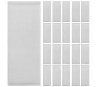 Gatuida 24 électrodes en zinc, bandes métalliques pour expériences sur | Feuille d'anode en zinc de 5 x 2 cm (2 x 0,8 po) pour l'expérience des piles à fruits ; haute conductivité pour