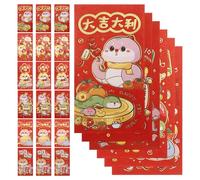 Gatuida 24 Enveloppes Rouges Serpent Enveloppes Rouges Du Nouvel An Chinois Toutes Occasions Li Xi 2025