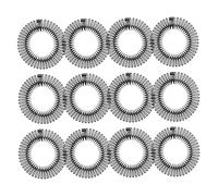 Gatuida 24 Pièces Lot de Bandeaux Peigne Circulaire Extensible Plastique Flexible Maintien pour Coiffures Élégantes Accessoires Cheveux pour Femmes Adolescentes et Filles