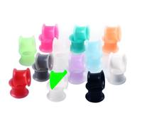 Gatuida 24 pièces Silicone Ear Tunnel Plugs Mixte Couleurs Écarteurs Oreille Confortables Bijoux Percing Mode