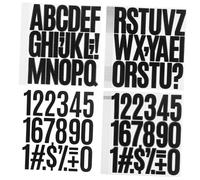 Gatuida 24feuilles Autocollants Lettres Alphabet Et Chiffres Stickers Vinyle Pour Étiquetage Organisation Décoration Facile à Appliquer Sur Surfaces Lisses