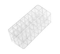 Gatuida 24grilles Organiseur Transparent pour Lèvres Présentoir De Rangement avec Support pour Maquillage Comptoir De Salle De Bain