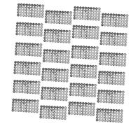 Gatuida 25 feuilles Autocollants Numérotés Ronds Auto Adhésifs Imperméables Étiquettes Chiffres Noirs pour Bureau École et Organisation
