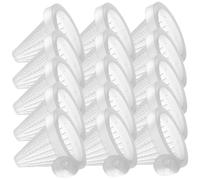 Gatuida 25 pièces Plastic Fish Feeding Cups with Suction Cup Aquarium Cone Feeders for Worms Shrimp and Live Food