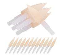 Gatuida 25 Pièces Recharges pour Stylos de Calligraphie Têtes de Calligraphie en Éponge Pointes en Éponge Usage Polyvalent Écriture Prolongée Débutants et Artistes et Création Artistique