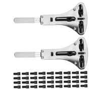 Gatuida 2ensembles ond de Montre Mâchoires Outil de Réparation pour Boîtier Kit Accessoires pour Changement de Pile