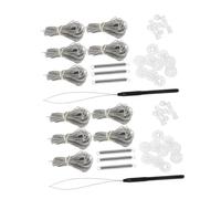 Gatuida 2ensembles Kit De Réparation De Store Plissé pour Camping De Rechange Et Accessoires De Fixation pour Réparation De Store